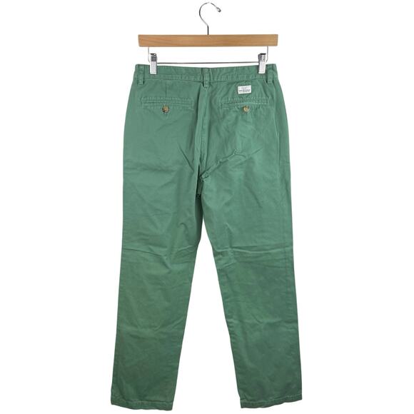 Vineyard Vines Women's Green Straight Leg High Rise Chino Ankle Jeans Pants 30 - Picture 2 of 4